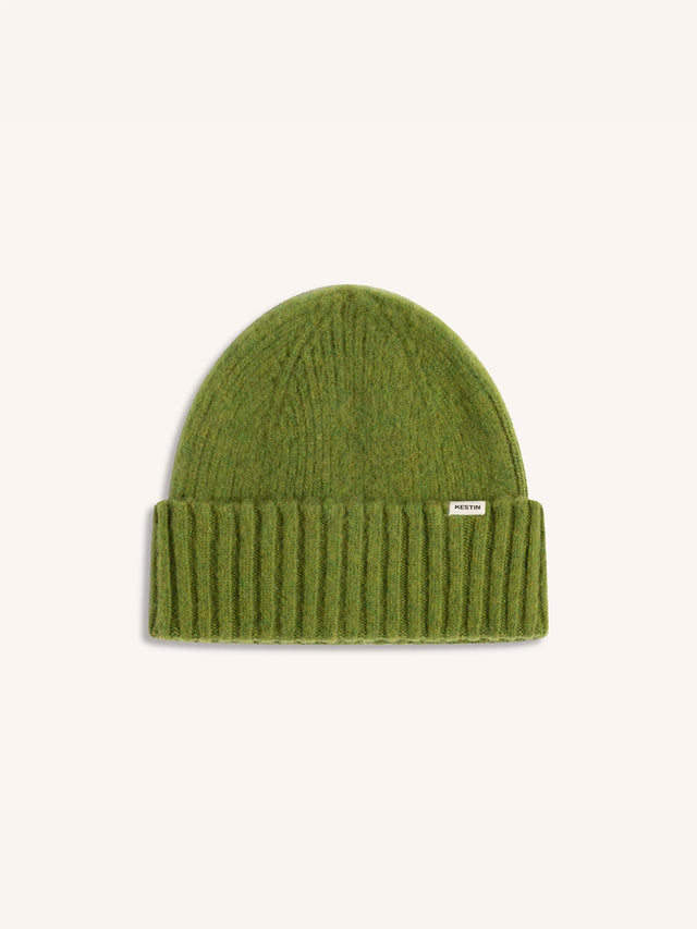 Balloch Beanie in Apple Brushed Lambswool