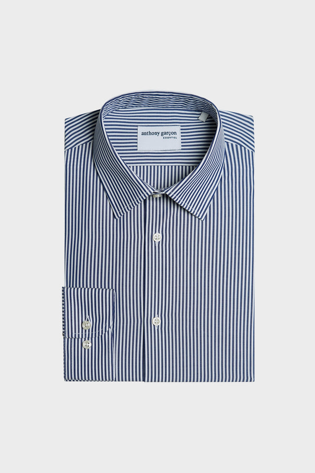 Slim Barette Shirt With French Collar