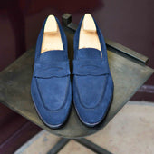 Barry veau-velours bleu marine - Archives