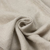Easy Shorts In Off White Cotton Linen Basketweave