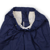 Pleated Easy Pants In Cotton Oxford