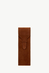 Comb In Brass With Suede Case
