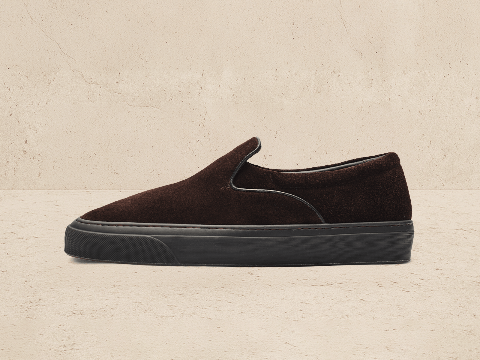Shadow Limited Edition Beat Trainer In Dark Brown Suede
