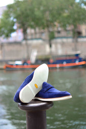 Le mocassin Beauvallon Bleu des Abysses