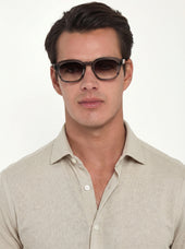 Beige Jersey Merino Shirt Made In Italy
