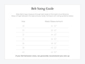 No. 289 Roller Bar Belt, Dark Brown