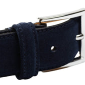 Belt Navy Suede