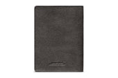 Suede Passport Wallet - Storm Grey