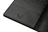 Suede Passport Wallet - Storm Grey