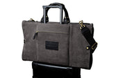 Suede Trifold Storm Grey