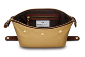 Canvas Wash Bag / Dopp Kit - Sand