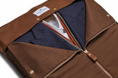 Suede Trifold Brown