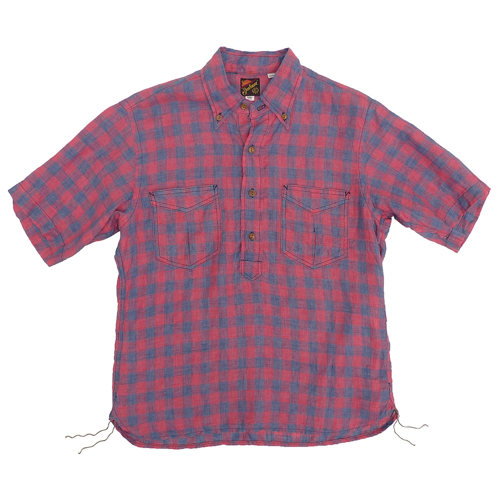 Berkeley Shirt S S Linen Check