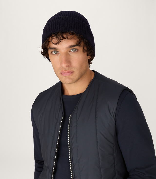 The Knitted Hat || Navy | Wool