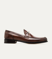 Simon w/Bit Loafer in Brown Leather