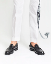 Outlet Leather Penny Loafer