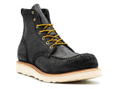 Black Oiled Rough Out Moc Toe | 7.5D