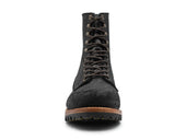Black Oiled Rough Out | Plain Toe Upland