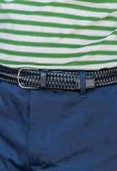 Black BLA x Hardy & Parsons Plaited Leather Belt