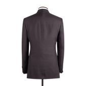 Single Breasted Peak Jacket In Raw Silk