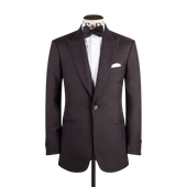 Classic Collar Pleated Dress Shirt In Poplin