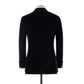 Peak Lapel Jacket In Velvet