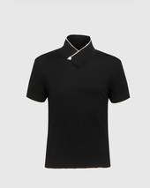 Stand Collar Polo Cobra Black