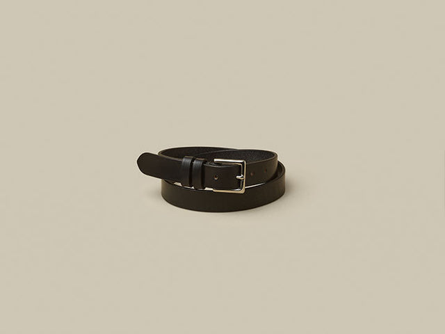 Bridle Brown Belt - Silver Buckle