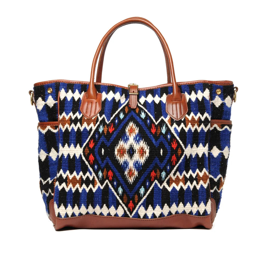 Blanket Tote With Strap Antique Sarape Yuketen