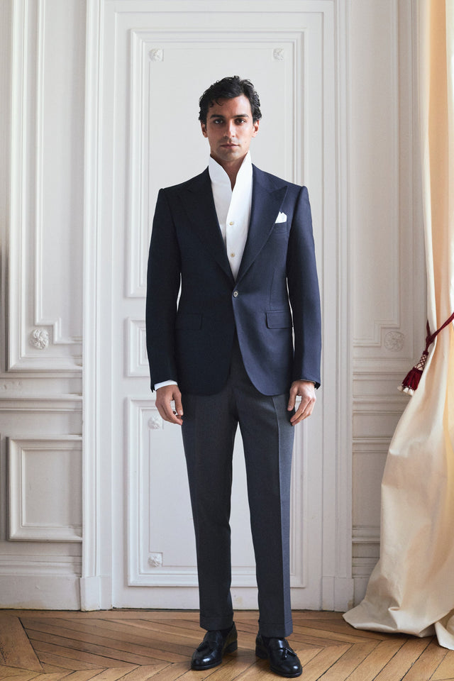 Veste en flanelle de laine