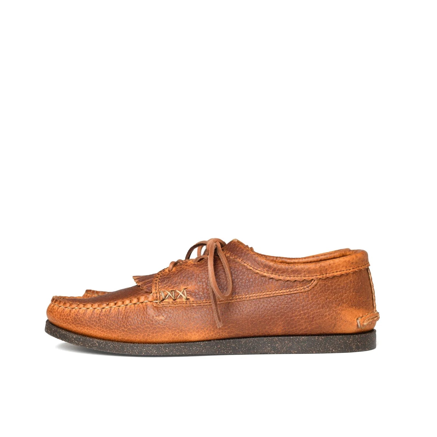 Blucher With Kiltie With Camp Sole Bk Grizzly Yuketen