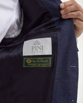 Avio Prince Of Wales Full Canvas Suit Made In Italy