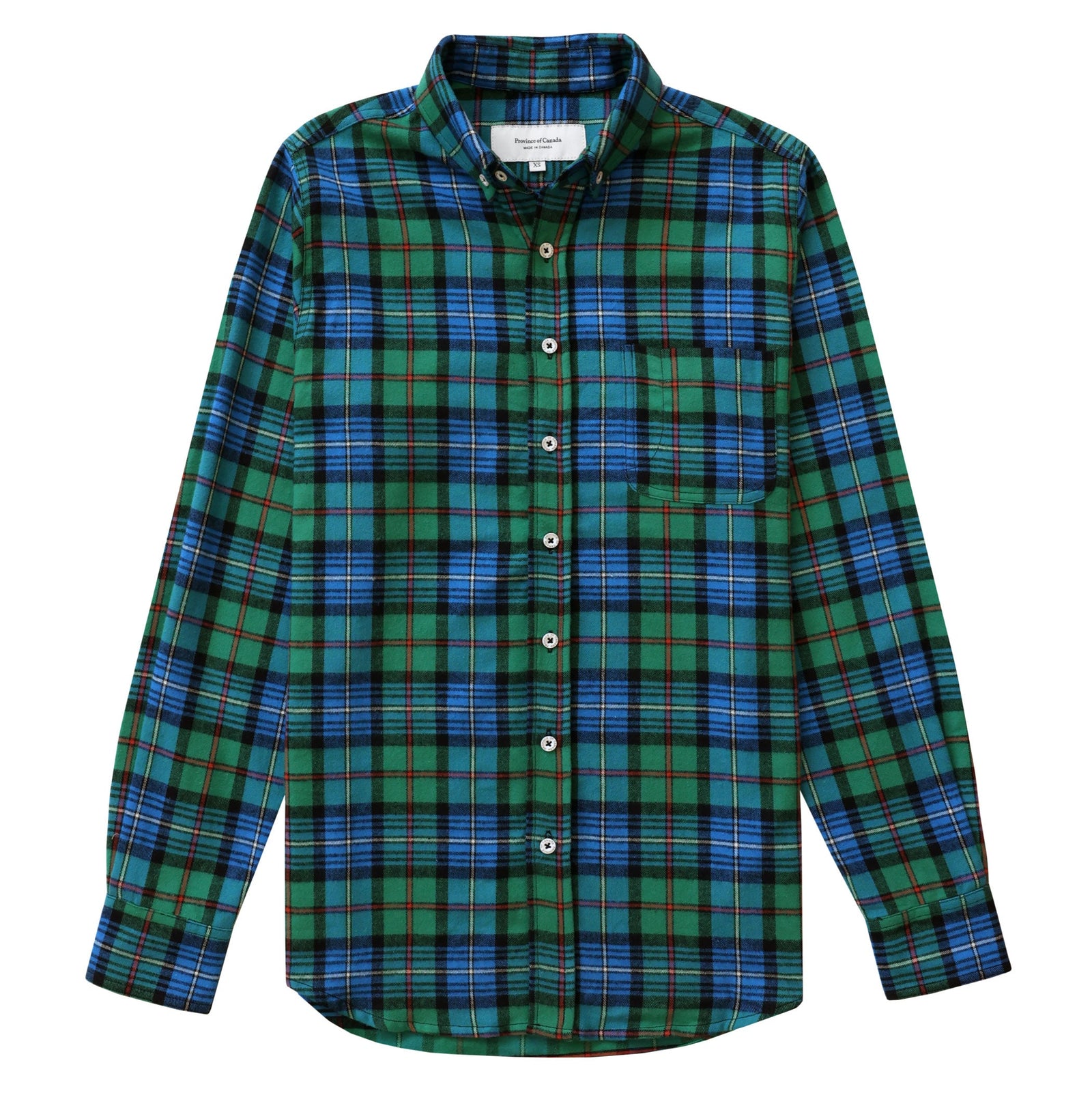 Evergreen Plaid Flannel Shirt Unisex