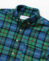 Evergreen Plaid Flannel Shirt Unisex