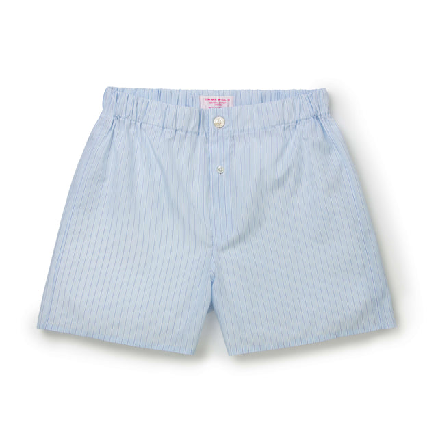 Blue/Sky Music Stripe Slim Fit Boxer Shorts - New