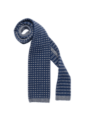 White Wool Maglia Tie Pattern 7