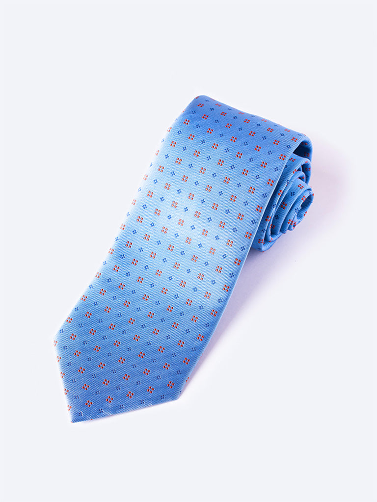 Orange On Light Asquith Tie