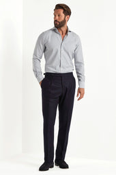 Flannel Roma Trousers Made In Italy