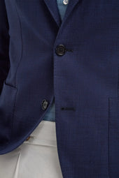 Jacket In Cotton And Silk Made In Italy