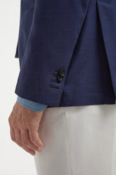 Jacket In Cotton And Silk Made In Italy