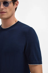 Knitted T Shirt Made In Italy