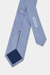 Micro Fancy Silk Tie Made In Italy