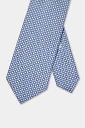 Micro Fancy Silk Tie Made In Italy