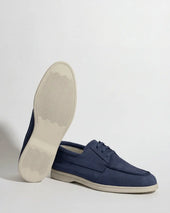 Nabuk Boat Loafers Made In Italy