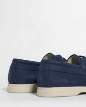 Nabuk Boat Loafers Made In Italy