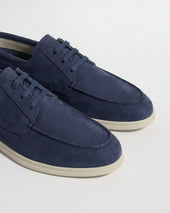 Nabuk Boat Loafers Made In Italy