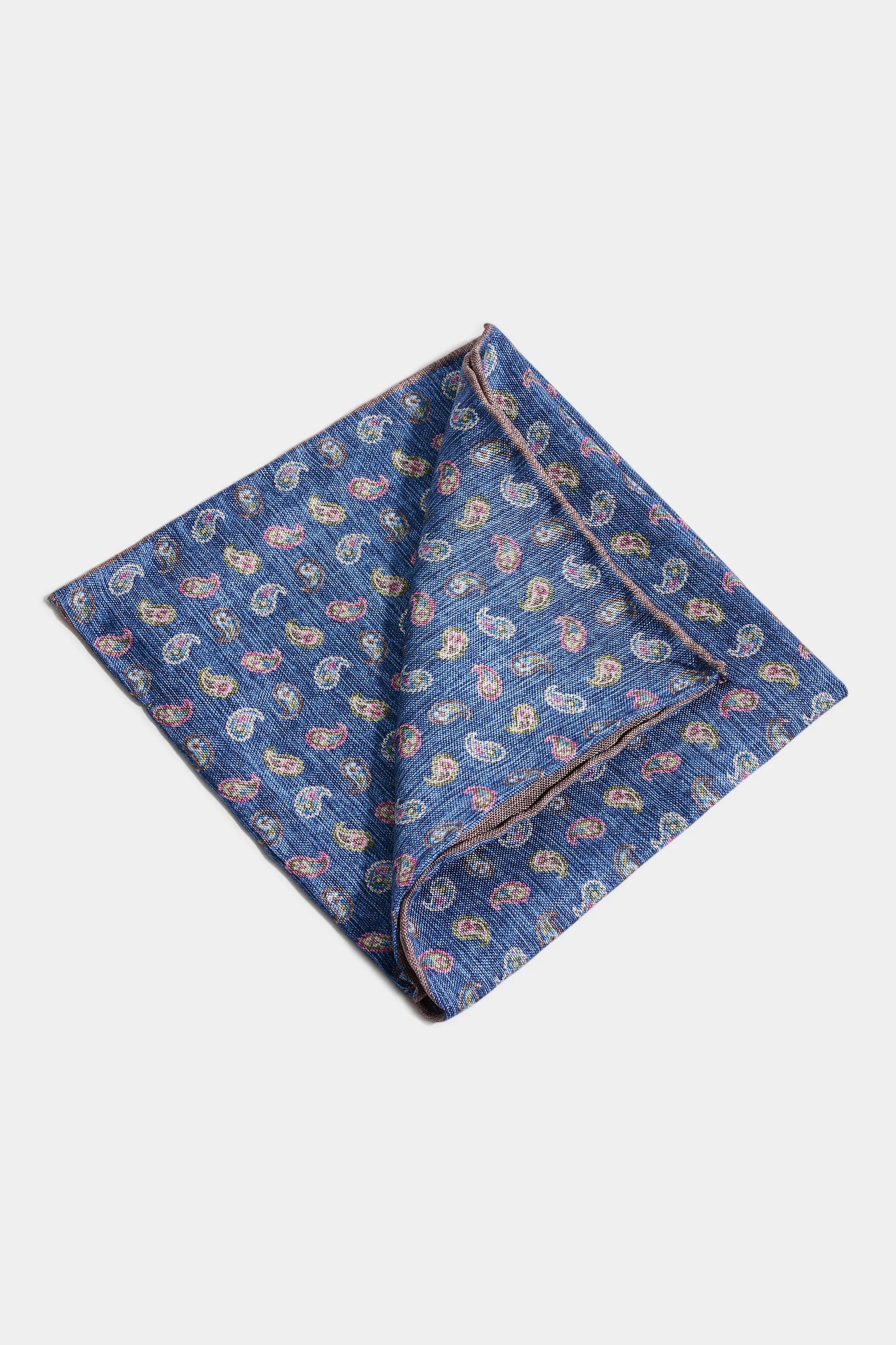 Paisley Pocket Square Made In Italy
