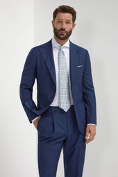 Pinstripe Wool Suit Made In Italy