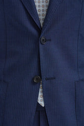 Pinstripe Wool Suit Made In Italy