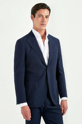 Wool And Silk Seersucker Suit Made In Italy